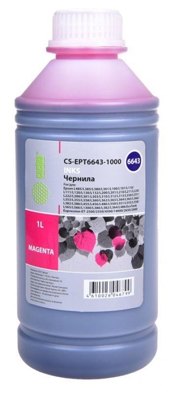 Чернила MAGENTA 1000ML /L100 CS-EPT6643-1000 CACTUS