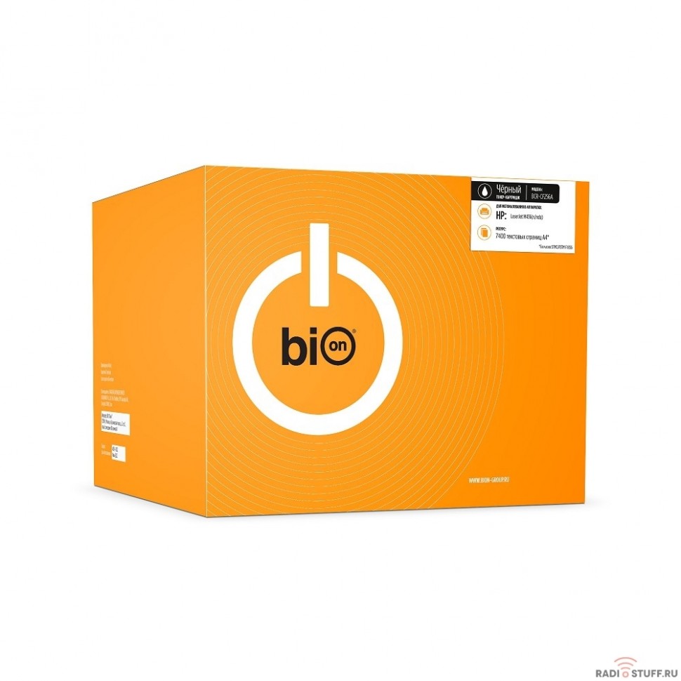 Bion CF256A Картридж для HP LaserJet MFP M436n/M436nda (7400  стр.), Черный