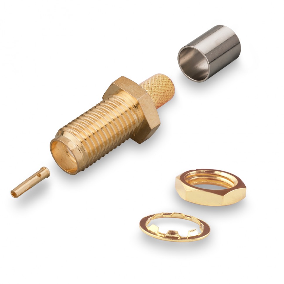 Разъем S-211F (S-231F) NGT SМА(female)  RG58 обжимной