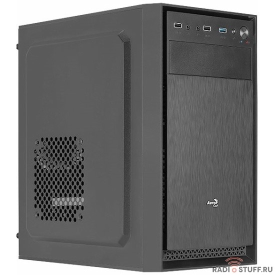 Корпус MiniTower AeroCool CS-104-S-BK-v1 black (mATX, 1xUSB3.0, 2xUSB2.0 без БП) (4710562759358)