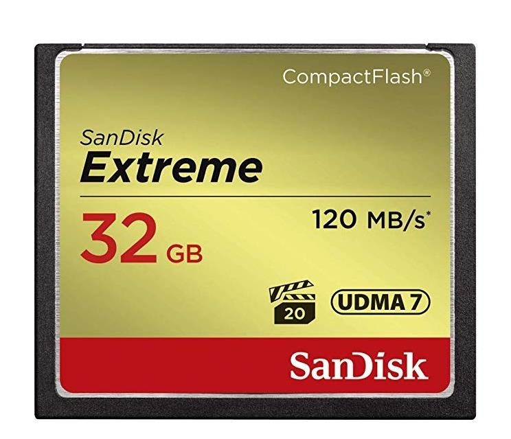 Карта памяти COMPACT FLASH 32GB SDCFXSB-032G-G46 SANDISK