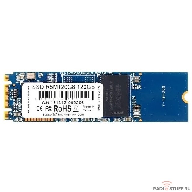 AMD SSD 120GB Radeon R5 Client, M.2, R5M120G8