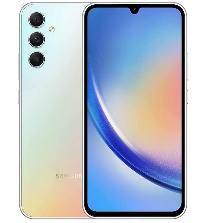 Мобильный телефон GALAXY A34 A346 8/128 SILVER SAMSUNG
