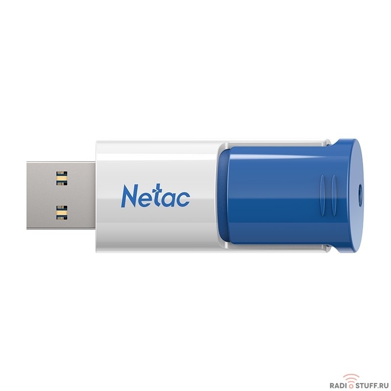 Netac USB Drive 32GB U182 Blue USB3.0 ,retractable [NT03U182N-032G-30BL]