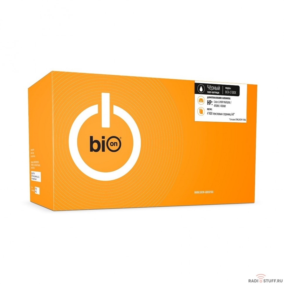 Bion CF380X Картридж для HP CLJ Pro MFP M476DW/476DN/476NW (4400  стр.), Черный