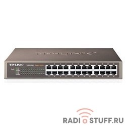 TP-Link TL-SG1024D 24-портовый гигабитный настольный/монтируемый в стойку коммутатор SMB