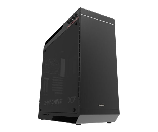 ZALMAN X7, EATX, BLACK, WINDOW, 1x5.25", 6x3.5", 5x2.5", 4xUSB3.0, RGB FAN CONTROLLER, FRONT 3x120mm, REAR 1x120mm