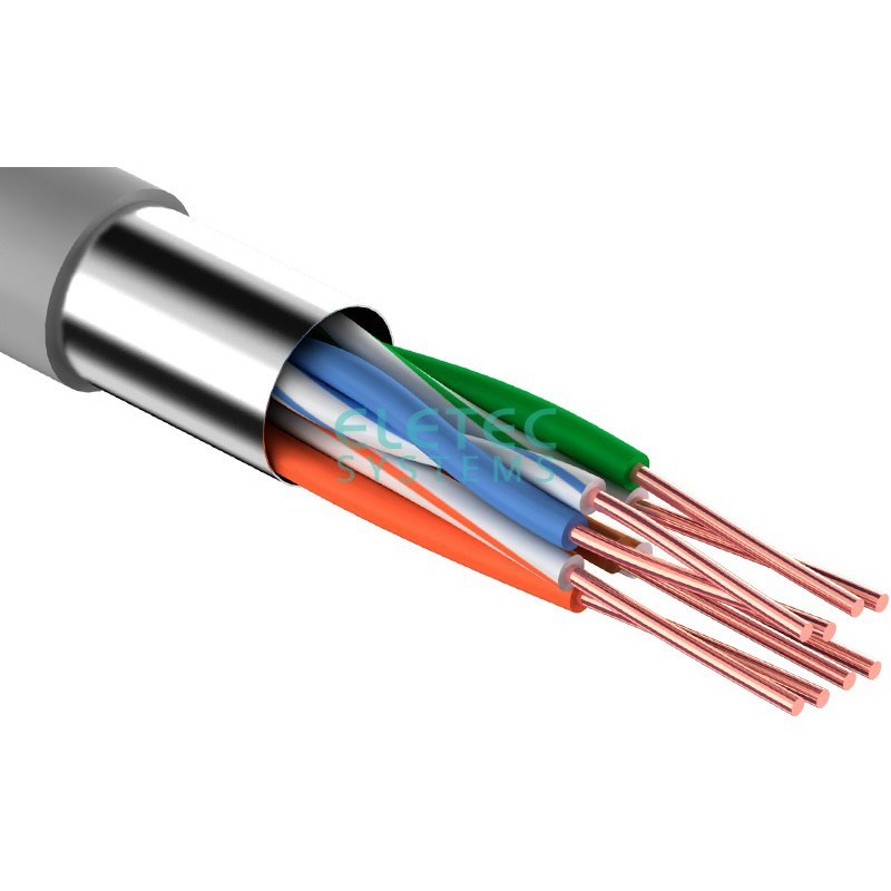 Кабель FTP 5E Ship lite 4x2xAWG25, эконом, 305 м, CCA (медь 30%)