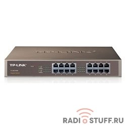 TP-Link TL-SG1016D 16-портовый гигабитный настольный/монтируемый в стойку коммутатор SMB