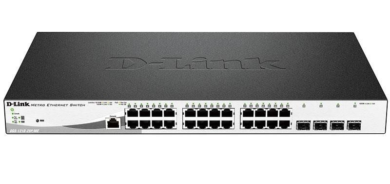 Коммутатор 24PORT 10/100/1000 POE DGS-1210-28P/ME/B1A D-LINK