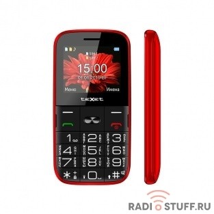 TEXET TM-B227 Мобильный телефон цвет красный
