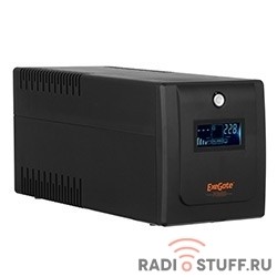 Exegate EP285509RUS ИБП ExeGate SpecialPro Smart LLB-1600.LCD.AVR.C13.RJ.USB <1600VA/950W, LCD, AVR, 6*IEC-C13, RJ45/11, USB, Black>