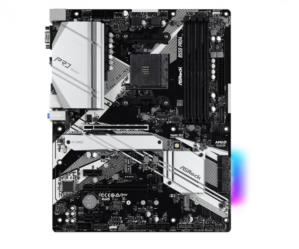 Материнская плата AMD B550 SAM4 ATX B550 PRO4 ASROCK