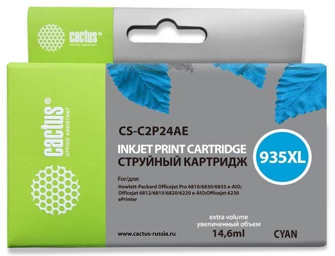 Картридж CYAN NO.935XL 14.6ML CS-C2P24AE CACTUS