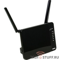ASUS 4G-N12 Wireless-N300 LTE Modem Router 802.11n, 300 Mbps, 3G/4G & Ethernet WAN, Two external antenna, Four LAN ports, Built-in SIM/USIM card slot 
