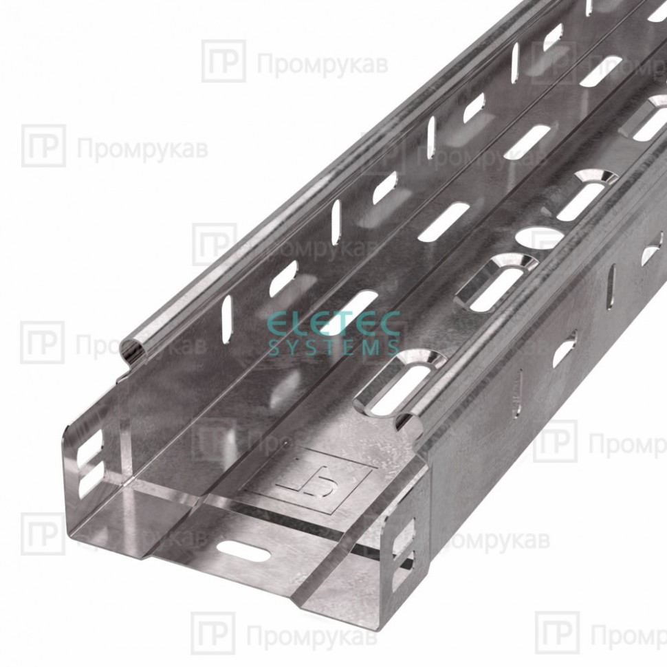 Лоток перфорированный Стандарт 200х50х3000 (12 м/уп) Промрукав