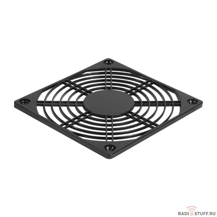 Exegate EX295271RUS Решетка для вентилятора 120x120 ExeGate EG-120PSB (120x120 мм, пластиковая, квадратная, черная)