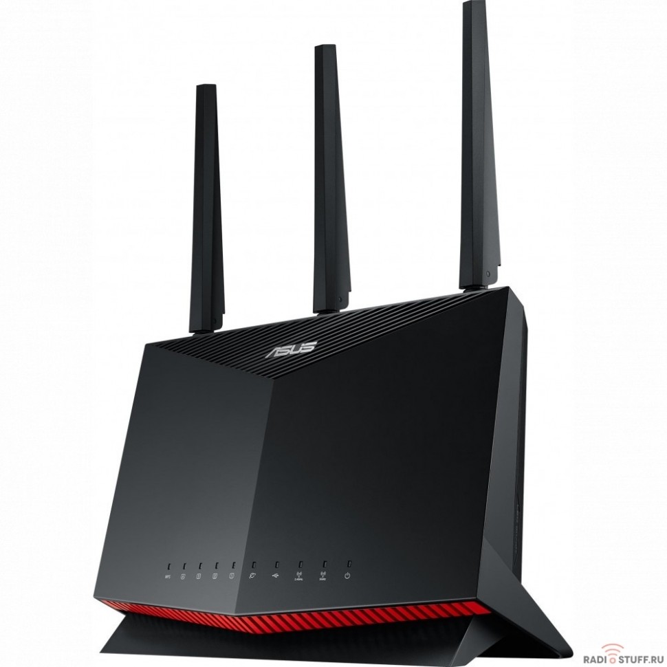 RT-AX86S Dual-band WiFi 6 Router 4804Mbps(5GHz)+861Mbps(2.4GHz) EU/13/P_EU RTL {3} (304302) (90IG05F0-MO3A00)
