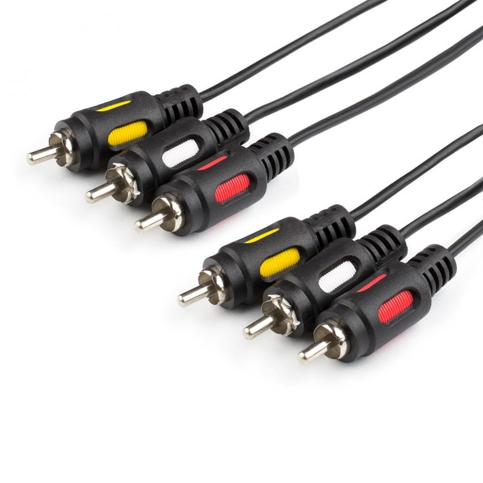 Кабель AUDIO-VIDEO 3RCA 5M AT0713 ATCOM